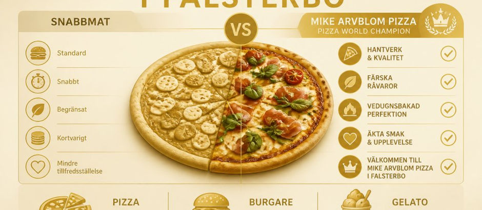 Alternativ till snabbmat i Falsterbo: Hantverkspizza & Gourmet