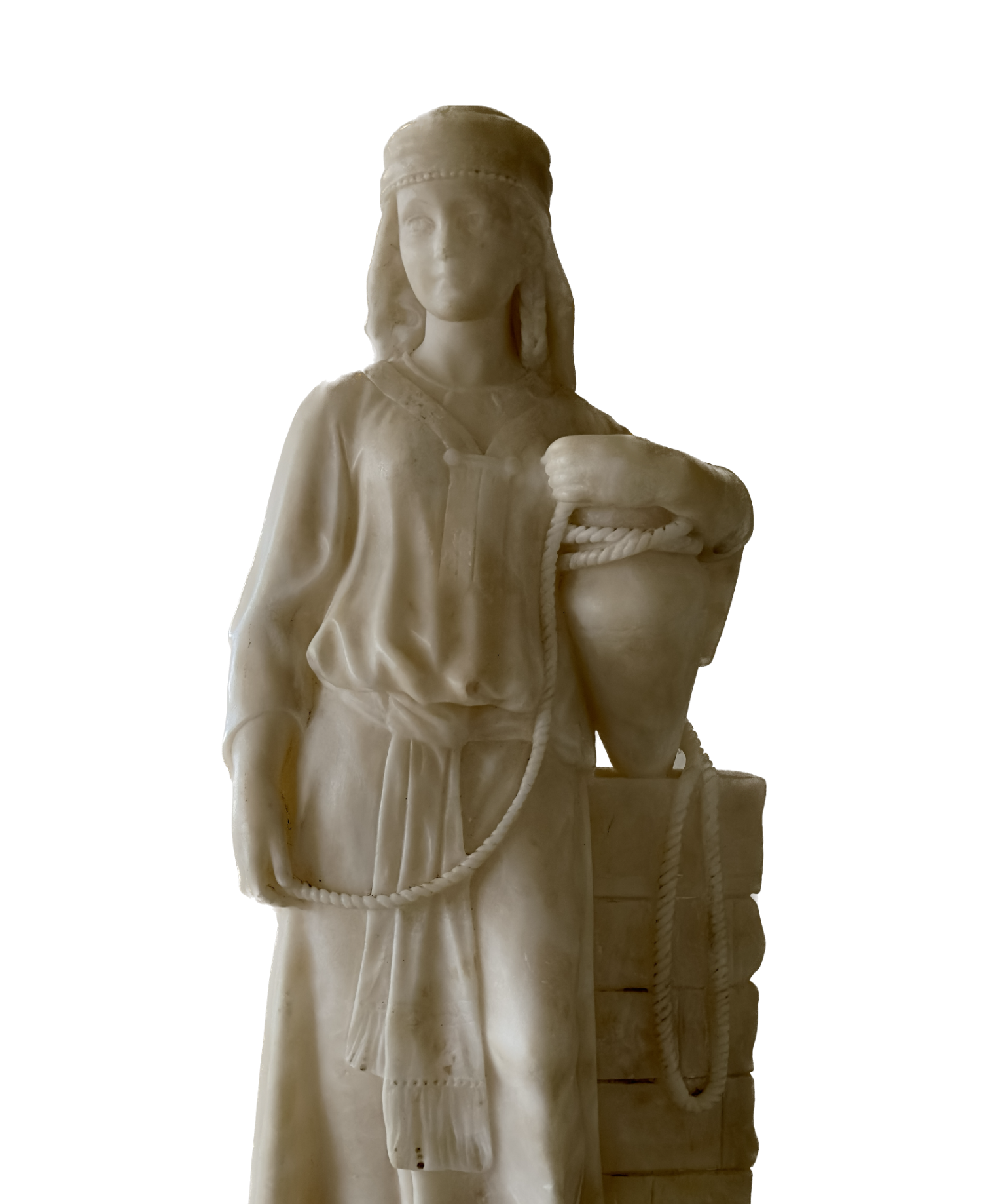 Statue de jeune femme