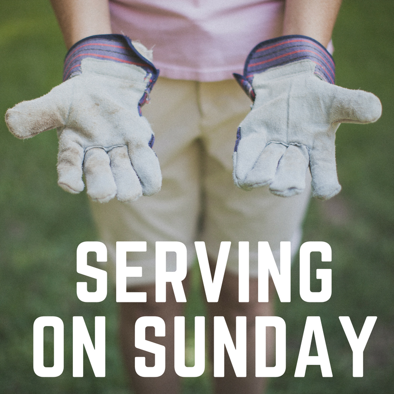 Serving on Sunday