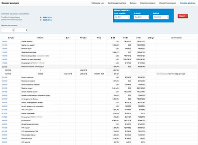 synthèses comptables en ligne