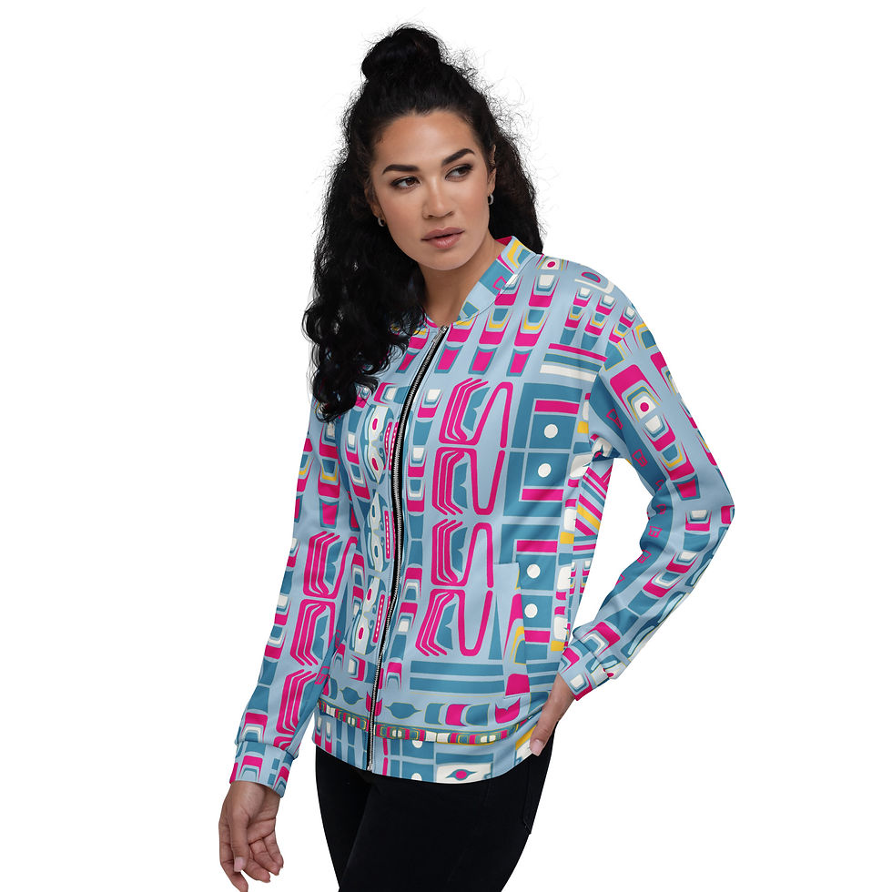 Thumbnail: Summer Chilkat - Unisex Bomber Jacket