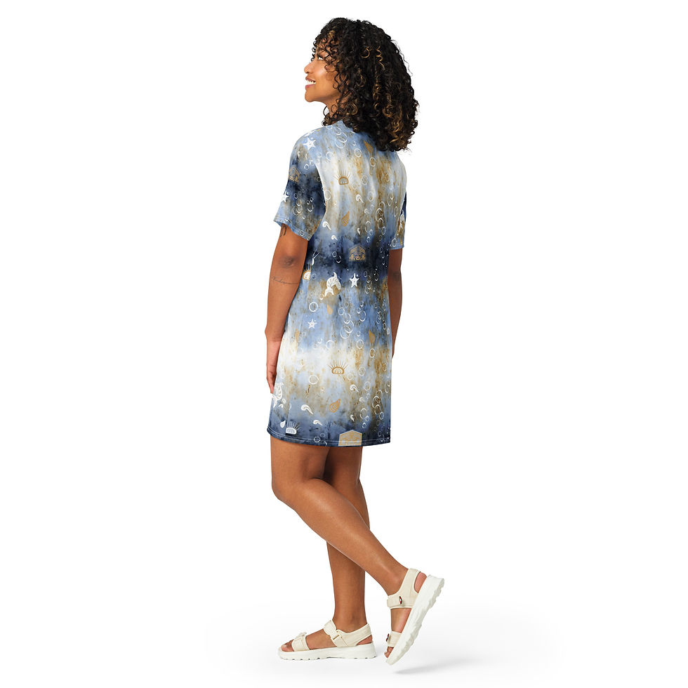 Thumbnail: Under Sea Kingdom T-shirt dress