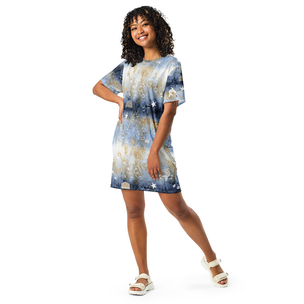 Thumbnail: Under Sea Kingdom T-shirt dress