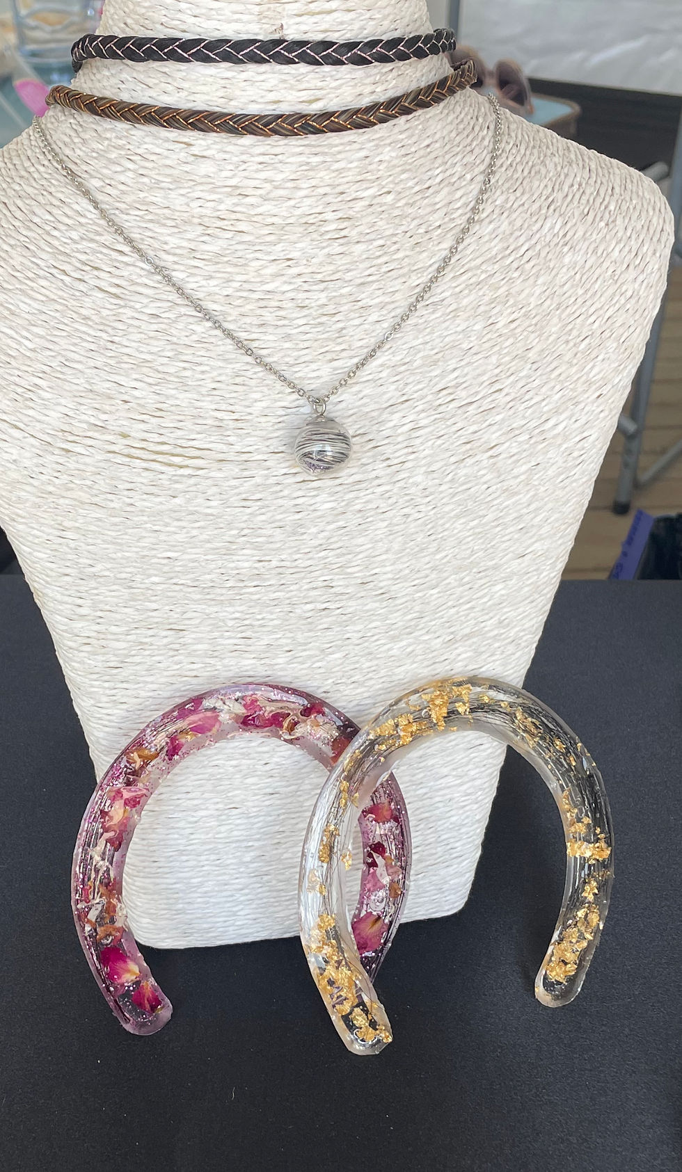 Miniature : Fer à cheval en résine 