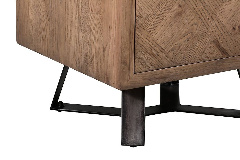 Thumbnail: Alton Bedside Cabinet, Grey Oak
