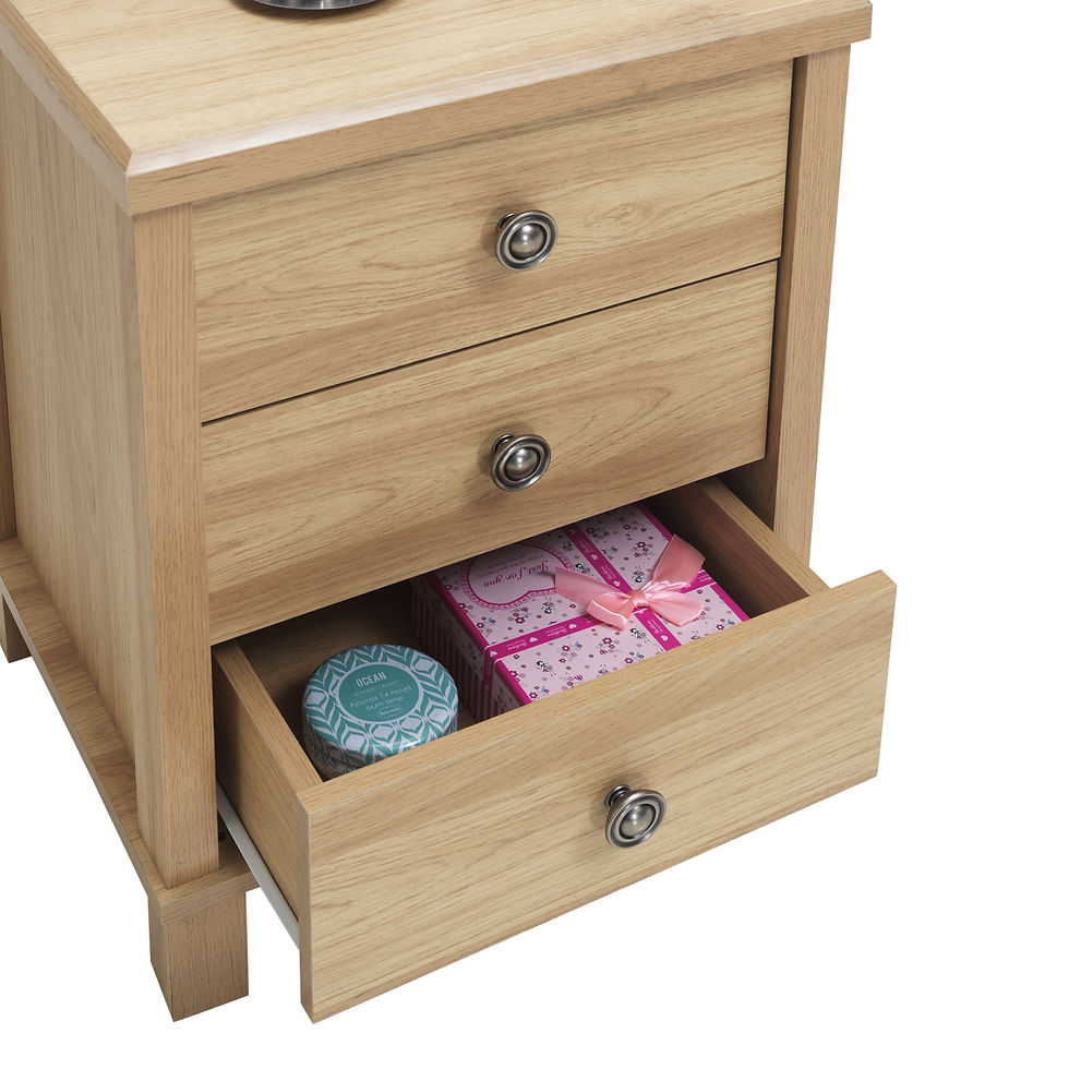 Thumbnail: Sherwell Nightstand with 3 Drawers
