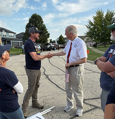 Andrew Schwab with Rep. Bill Foster
