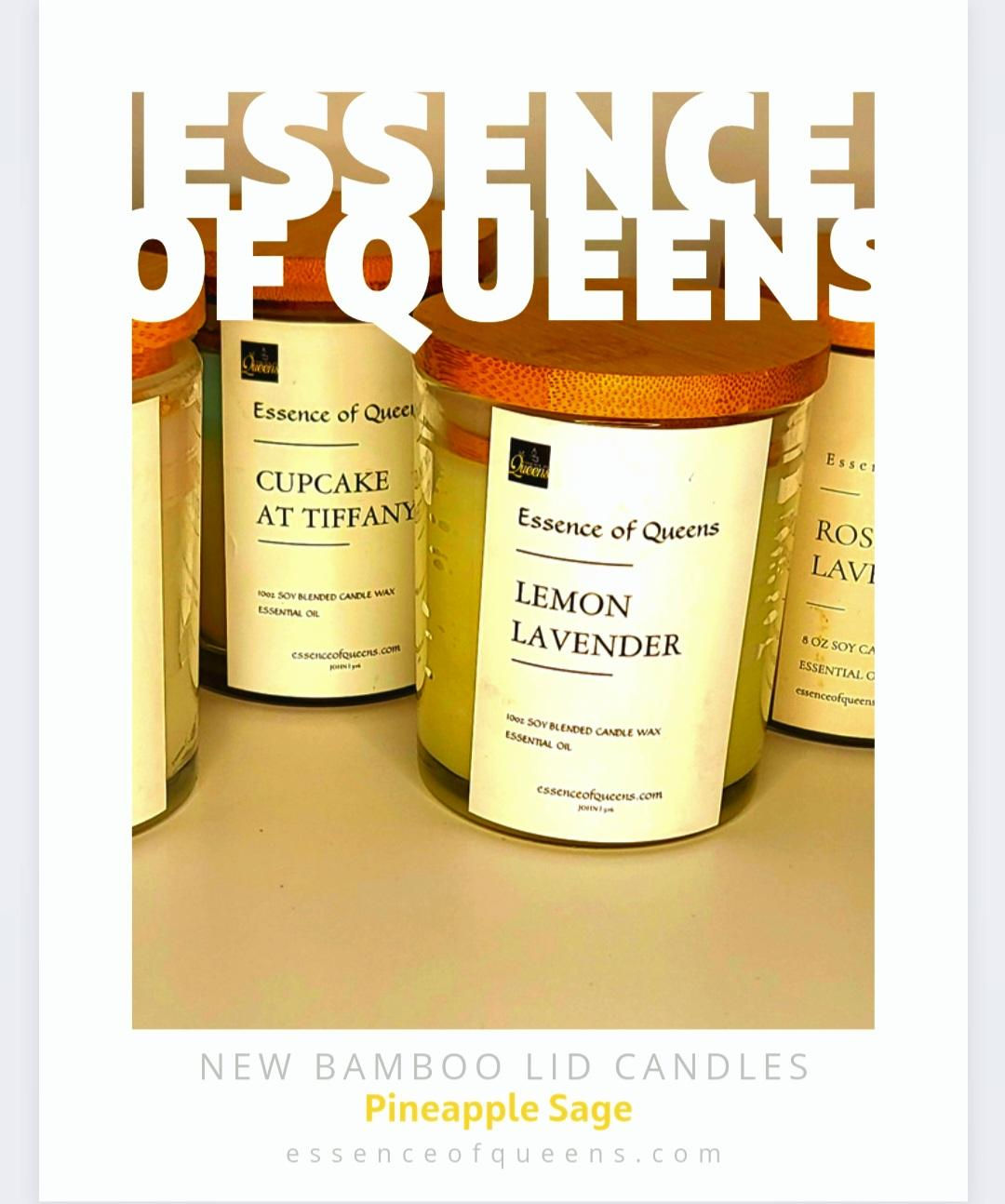 Pineapple Sage - Bamboo Lid