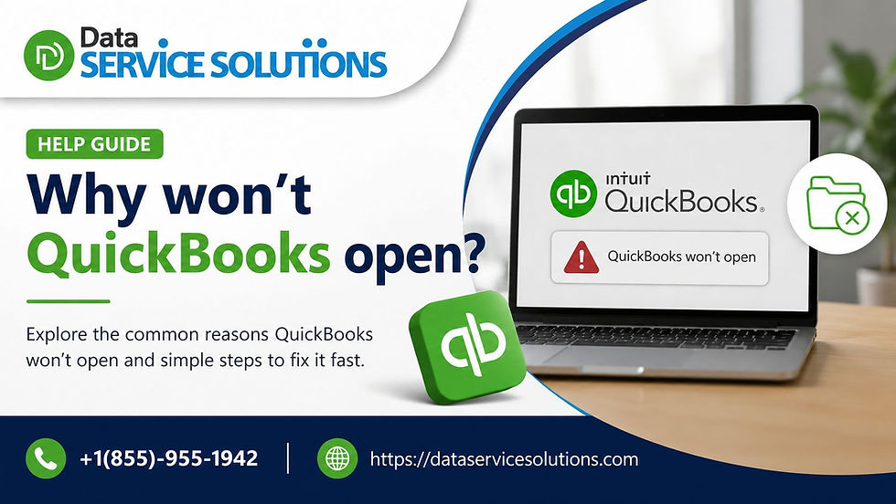 quickbooks wont open