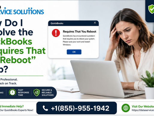 quickbooks requires that you reboot loop