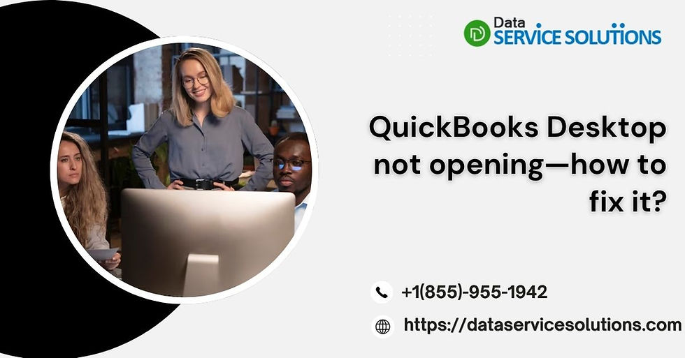 quickbooks desktop won't open