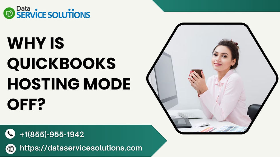 quickbooks hosting mode is off