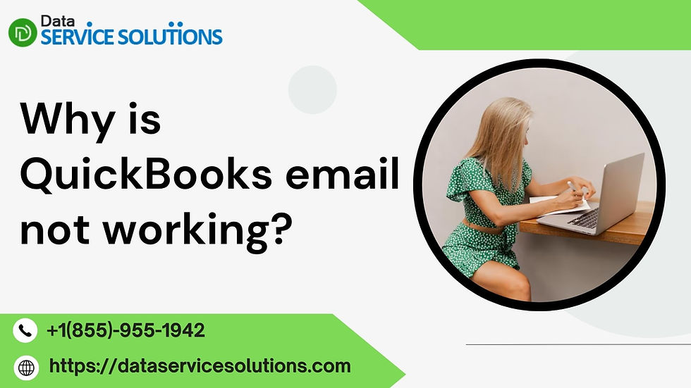 quickbooks email not working