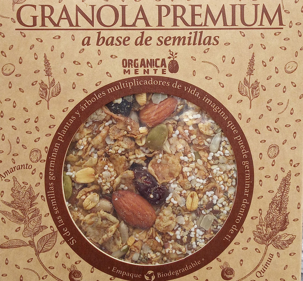 Caja Granola premium frente