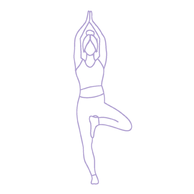 Yoga Paws logo of woman in tree pose – symbolising mindfulness and balance in Puppy Yoga classes across Australia