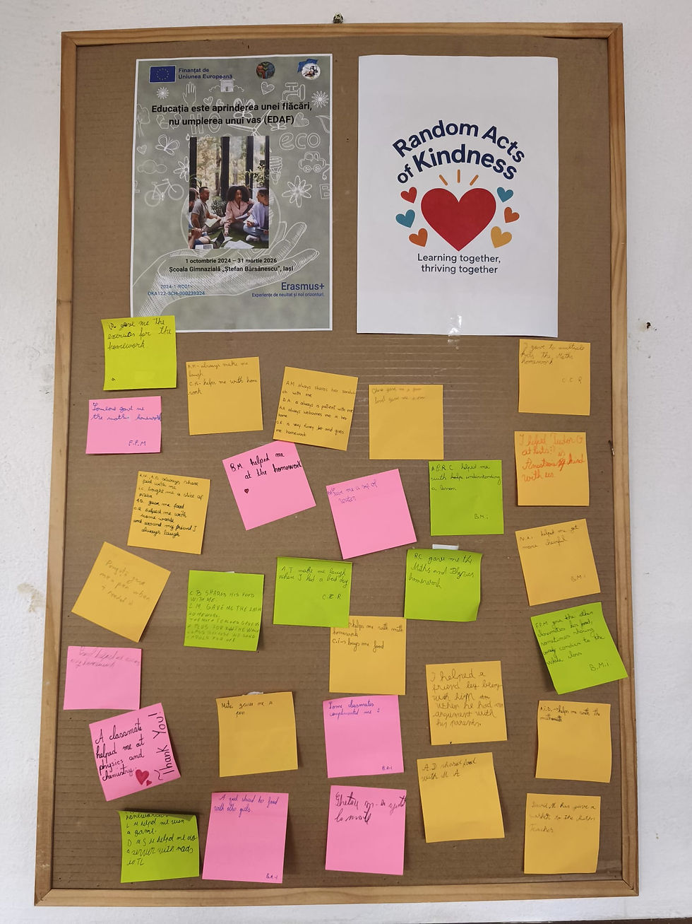 Random Acts of Kindness, clasa a VII-a D