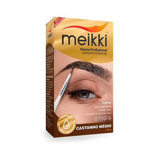 Henna Meikki Castanho Médio 1,25g