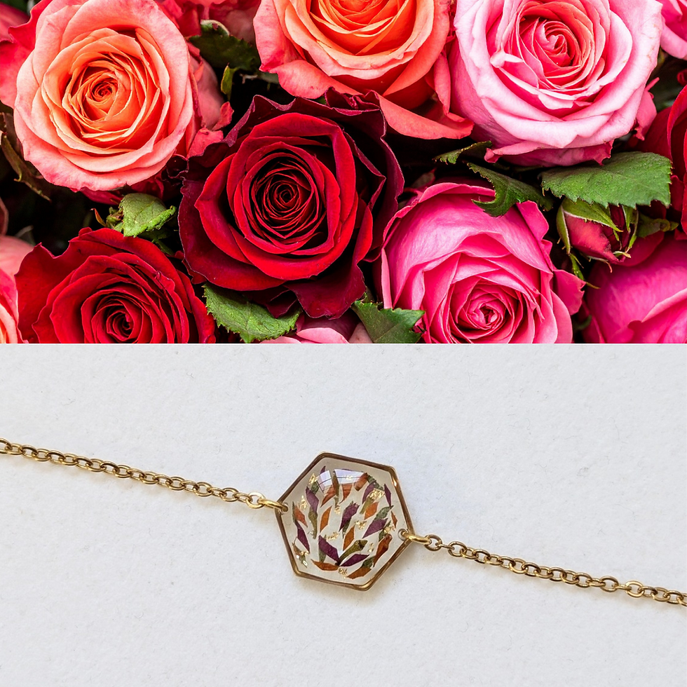 Miniature : TRANSFORMEZ VOTRE BOUQUET EN BRACELET - bijou souvenir - préservation bouquet