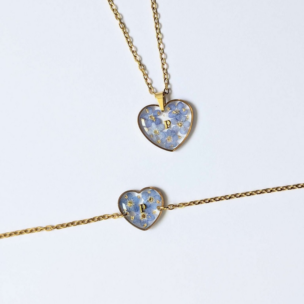 Miniature : CRÉEZ VOUS-MÊME VOTRE BIJOU FLORAL - Bijou personnalisé avec des fleurs