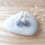 Miniature : MYOSOTIS - Boucles d'oreilles créoles avec des myosotis bleus