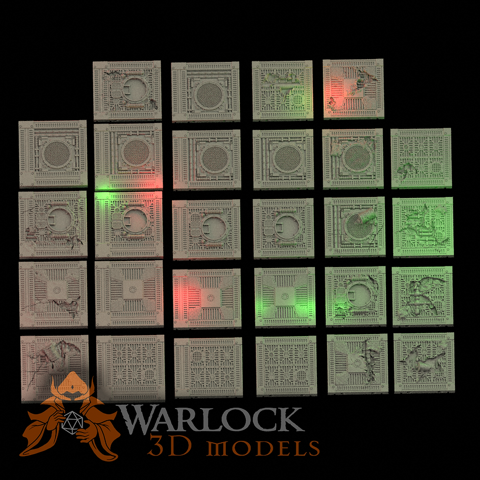 Thumbnail: Derelict space ship floor tiles
