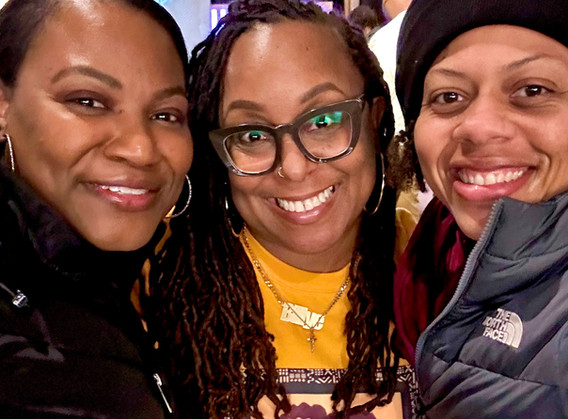 Delta ships representing at the #BlackFolxAreRich and Mak Blagic event.