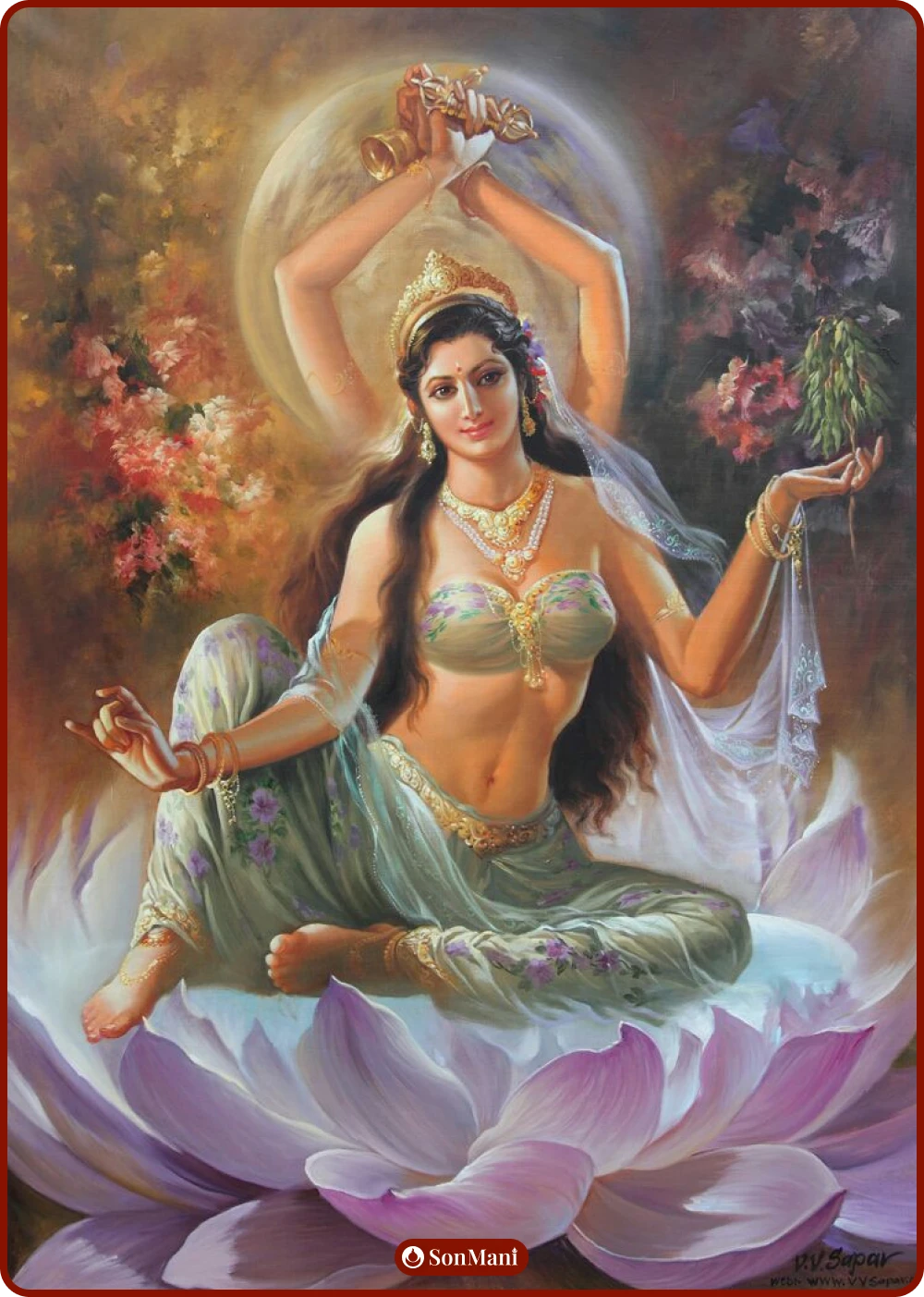 Varada Tara in Indian style by artist V.V.Sapar