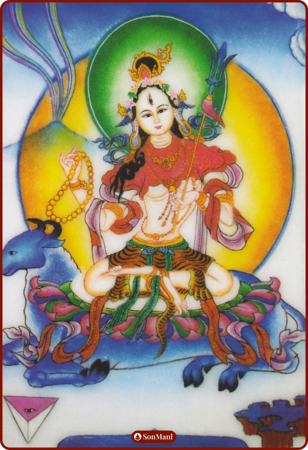 Paripurana Tara in gemstone painting by the Drukpa lineage