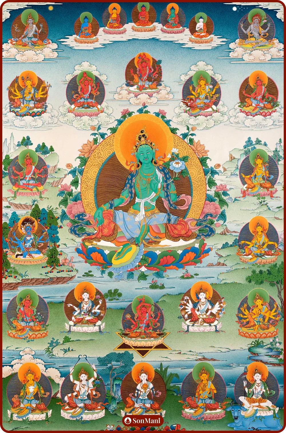 21 Taras according to the Suryagupta tradition