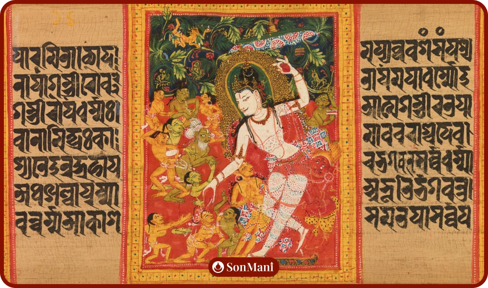 Avalokiteshvara granting boons to beings
