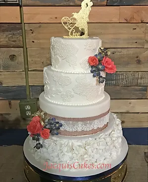Tammys Rustic Romantic Wedding Cake Tammys Rustic Romantic Wedding Cake