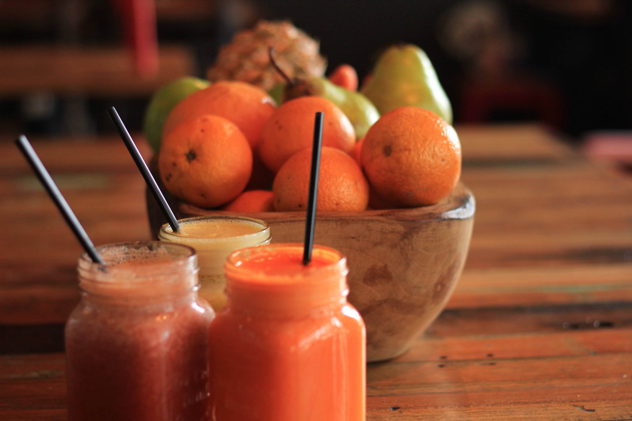 Arranged Food and Objects