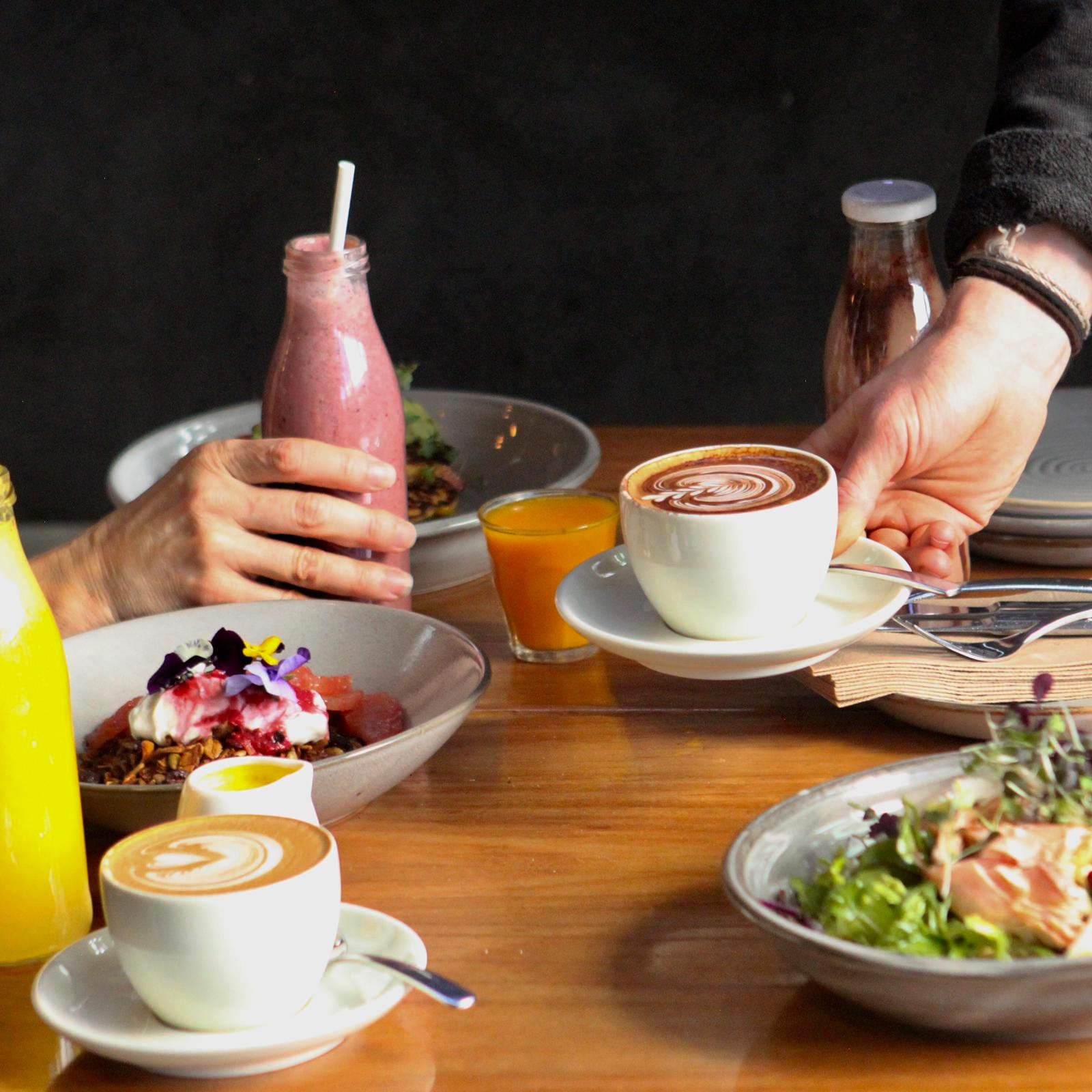 Arranged Food and Objects