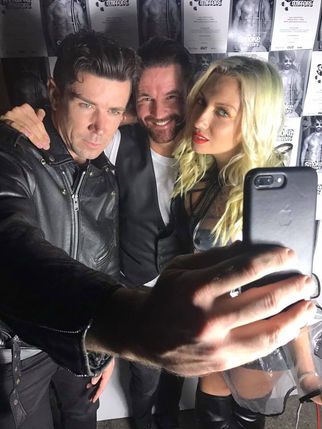 Trenton Ducati, Brendan Patrick and Georgina Leahy - Opening Night, “Smoke+Mirrors” by Stefan Pinto