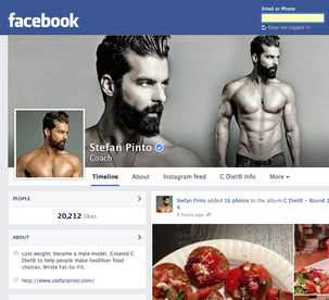 Stefan Pinto was listed as a “Coach” on Facebook while working on the C Diet®