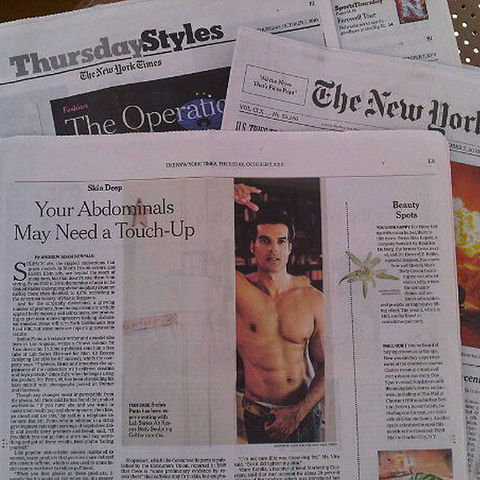 “Your Abdominals May Need a Touch-Up” - Stefan Pinto in “The New York Times”
