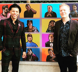 Wilson Cruz and Anthony Rapp at Los Angeles Confidential’s Portrait of Pride event in Beverly Hills, CA.