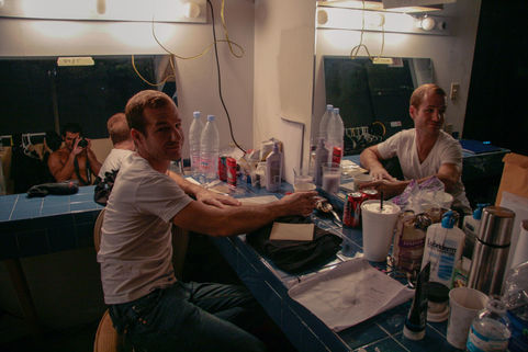 BTS of Escorts, the Musical starring Stefan Pinto, David Leddick and David Vance - photos by Stefan Pinto