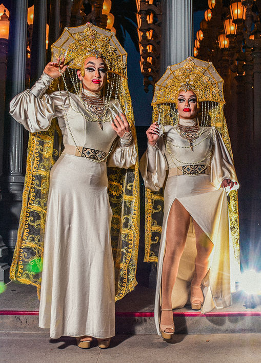 Boulet Brothers at LACMA as photographed by Stefan Pinto for Alright Darling magazine