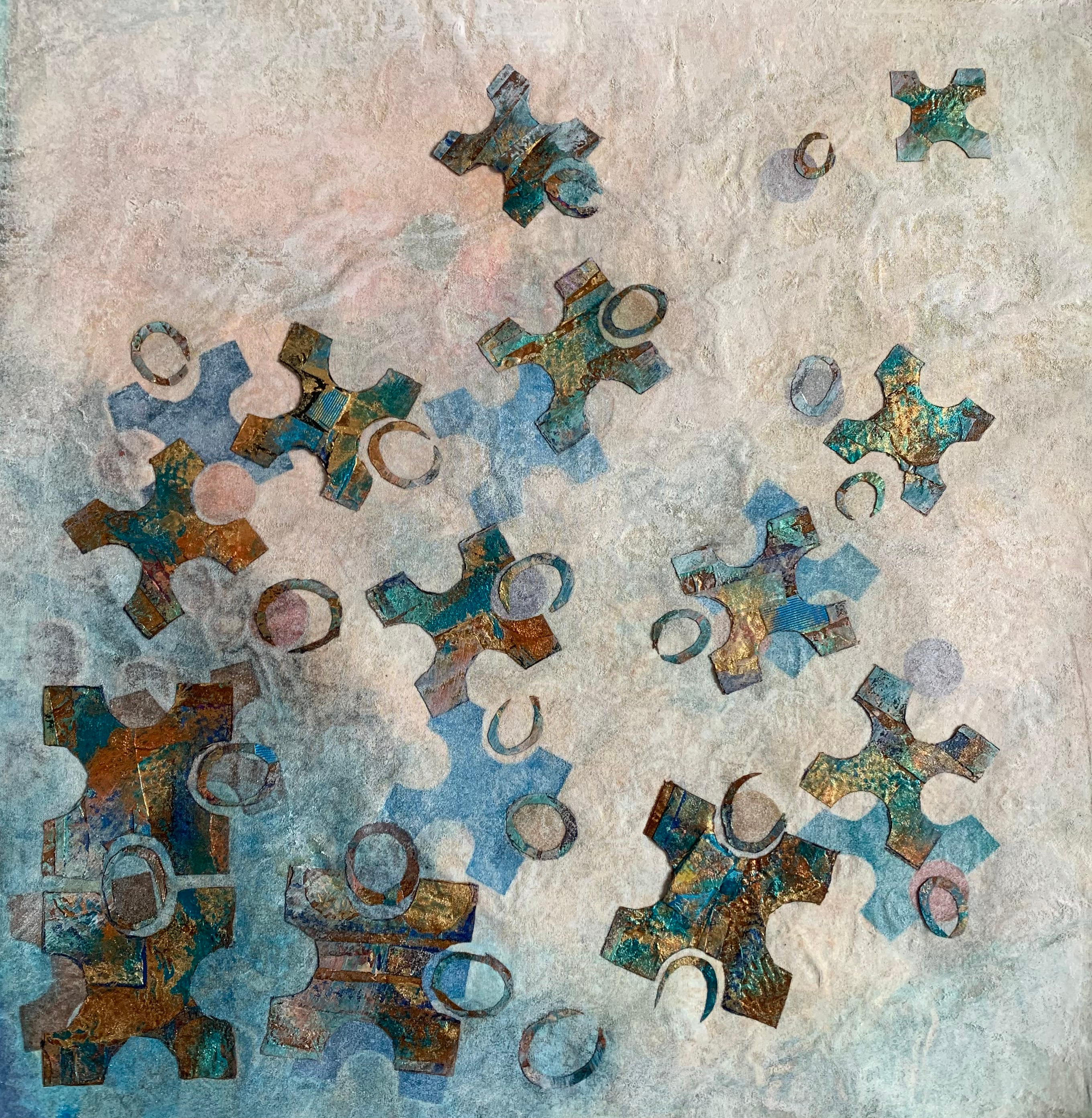 Mounted Mixed Media artwork