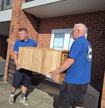 Shift It Man and Van team moving furniture in Halesowen