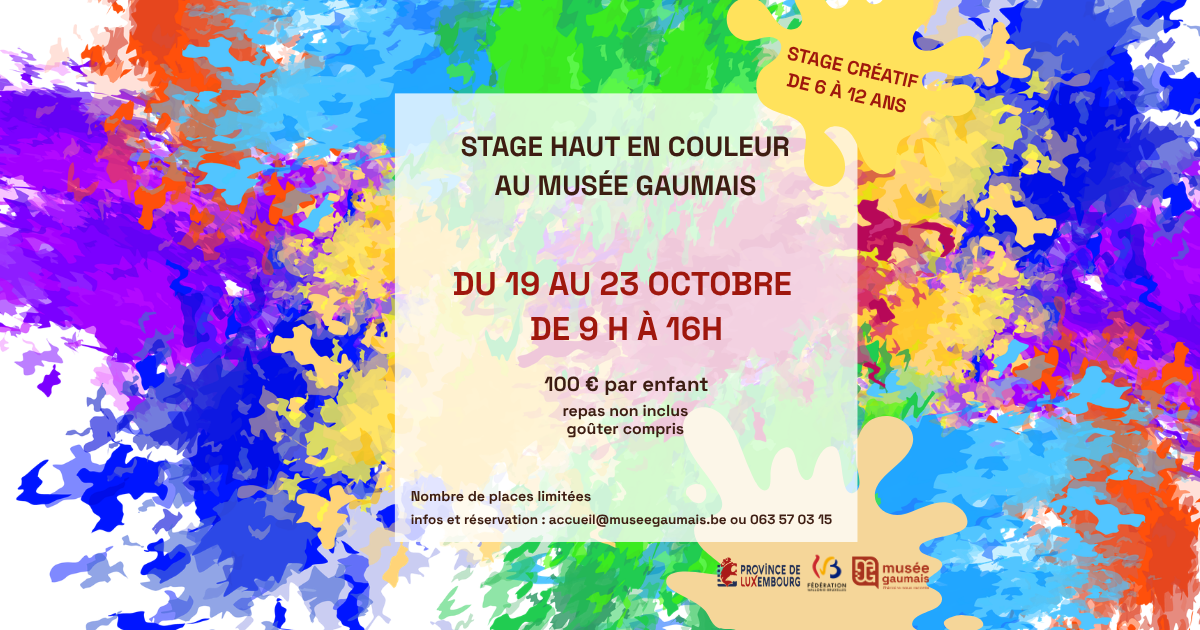 Stage : Haut en couleur