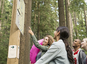 Looking at map
