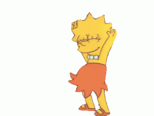 Lisa Simpson The Simpsons Dance   GIFs.gif