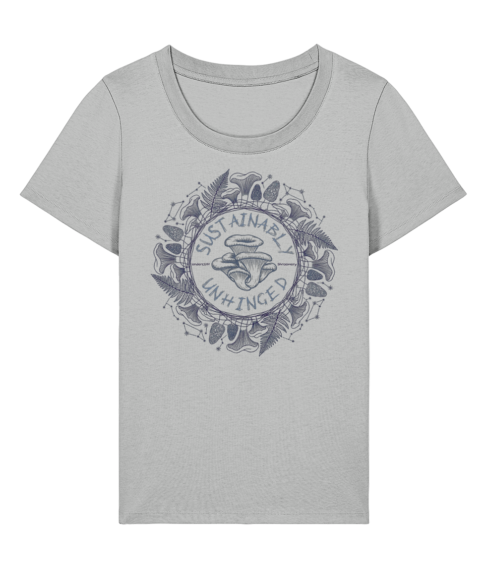 Grey Sustainably Unhinged t-shirt