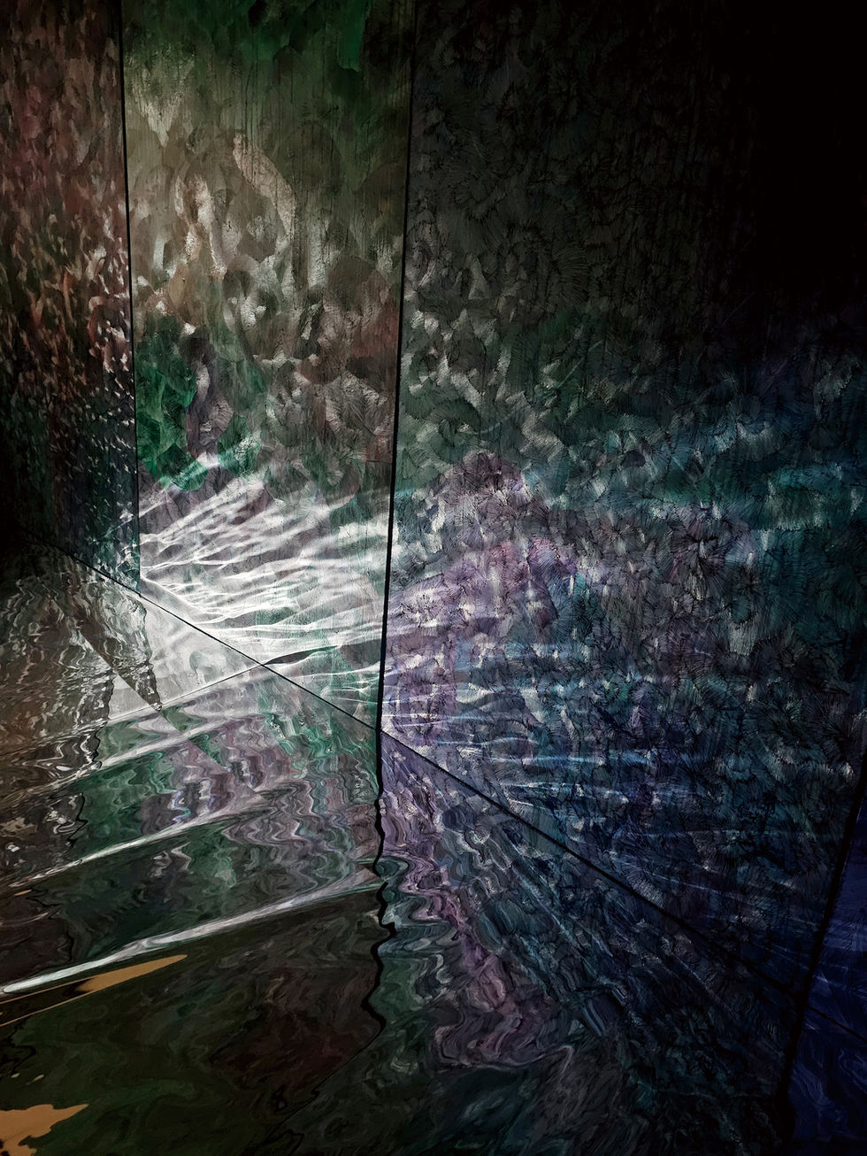 Field Vibration Painting: Urban Pulse  (Gwanghwamun, 2024)_ light