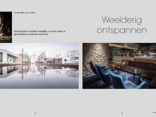 Hans Kuijten creëert heerlijke, warme sfeer in gloednieuw wellness-centrum