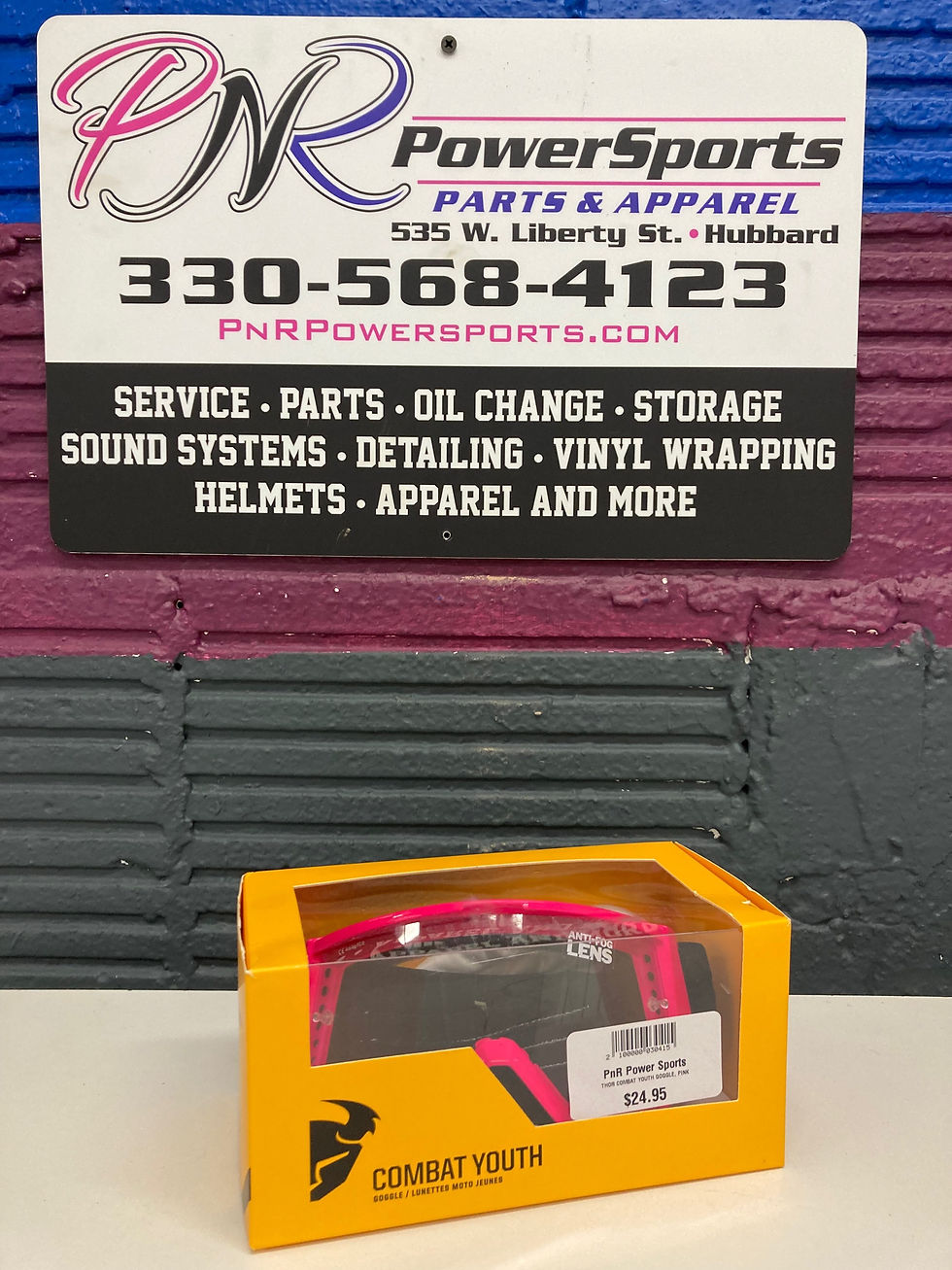 THOR Combat Youth Goggle w Anti-Fog Lens