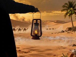 Os Camelos e o Deserto