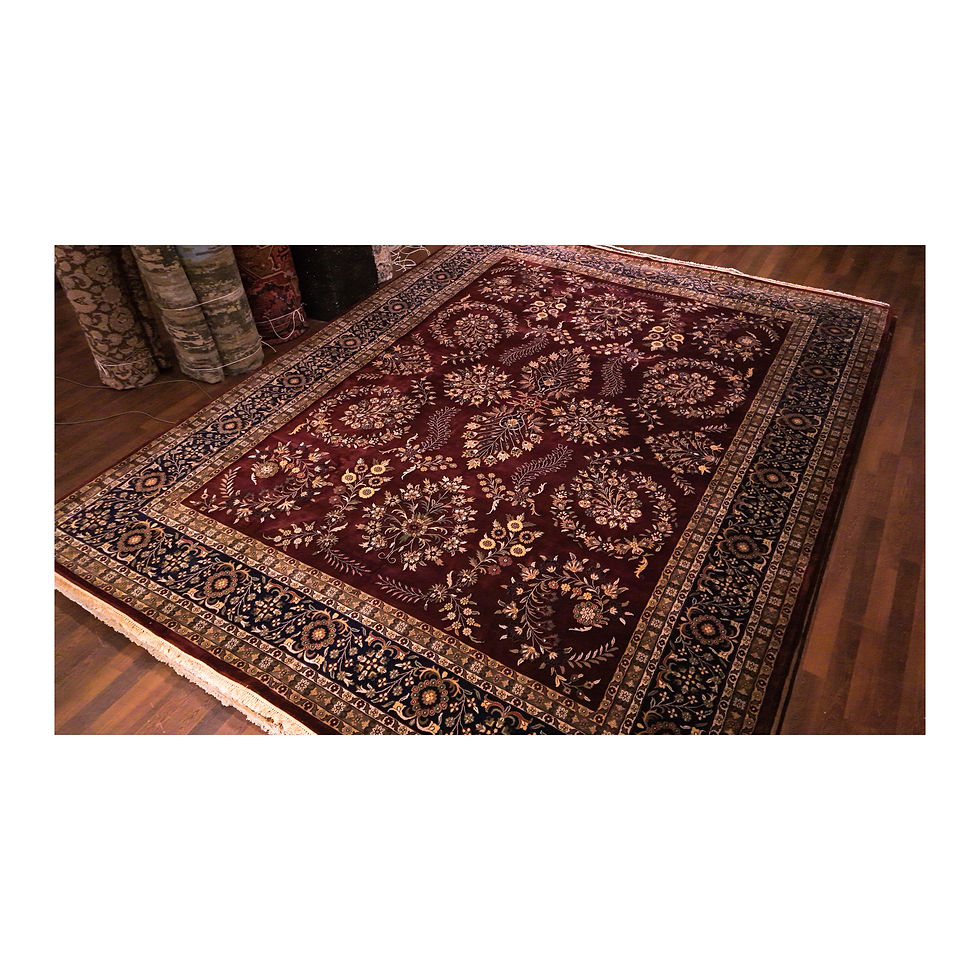 Thumbnail: INDO | SAROUK | 12'2" X 15'10" | M4895-010